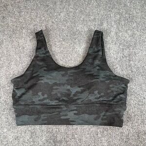Soybu Sports Bra Womens XL Black Camo Racerback‎ Activewear Gym Athleisure Yoga